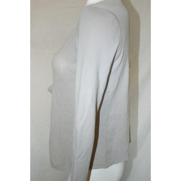 Giordano Ladies Womens Open Front Lightweight Gray Cardigan Wrap Sweater Size 2 - Picture 4 of 6
